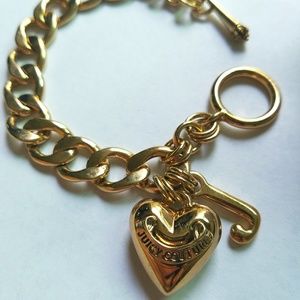 SALE! EUC Juicy Couture Gold Charm Bracelet